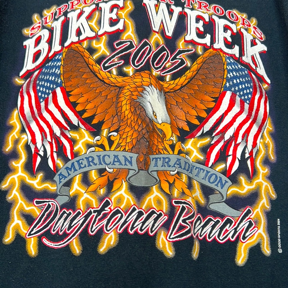 Vintage lightning Bike Week shirt